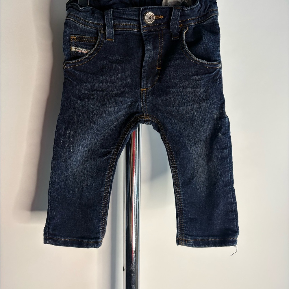 Diesel Baby BoysDark Wash Slim Fit Jeans Size 9M